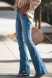 Rebadress Distressed Bell Bottoms Skinny Denim Pants