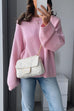 Rebadress Crewneck Drop Shoulder Comfy Pullover Sweater