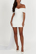 Rebadress Bow Off Shoulder Bodycon Mini Party Dress