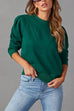 Rebadress Crewneck Puff Sleeves Comfy Sweatshirt