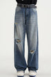 Rebadress Wide Leg Ripped Baggy Jeans