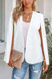 Rebadress Open Front Split Sleeves Cape Jacket