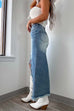 Rebadress Frayed High Low Hem Distressed Maxi Skirt