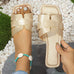 Rebadress Summer Comfy Flat Slide Sandals