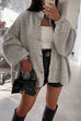 Rebadress Drop Shoulder Button Up Slouchy Sweater Cardigan