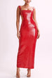 Rebadress Sleeveless Open Back Sequin Bodycon Maxi Party Dress