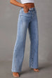 Rebadress Timeless Distressed Straight Leg Splice Jeans