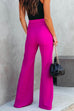 Rebadress Chic to Work Office Split Hem High Rise Pants