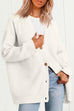 Rebadress Button Down V Neck Loose Ribbed Knit Cardigan