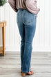 Rebadress Distressed Straight Leg Stretchy Denim Pants