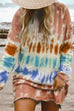 Rebadress Long Sleeve Tie Dye Sweatshirt Dress