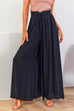 Rebadress Drawstring Elastic Waist Wide Leg Baggy Pants(5 Colors Available)