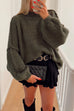 Rebadress Drop Shoulder Plain Casual Pullover Sweater