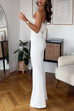 Rebadress Strapless Feather Tube Top Flare Bottoms Jumpsuit