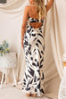 Rebadress Geometric Printed Tube Top Maxi Party Dress