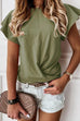 Rebadress O Neck Short Sleeve Basic T-shirt