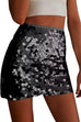 Rebadress Elastic Waist Sequin Bodycon Mini Skirt