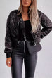 Rebadress On-trend Zip Up Diamond Quilted Short Padded Jacket