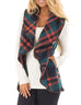 Rebadress Lush Sleeveless Plaid Jacket Vest with Pockets