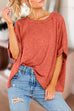 Rebadress Half Sleeves Loose Fit T-shirt Top