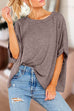 Rebadress Half Sleeves Loose Fit T-shirt Top