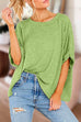 Rebadress Half Sleeves Loose Fit T-shirt Top